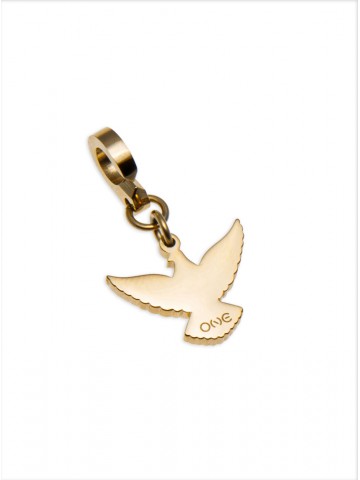 Charm Energy Dove (Large) gold