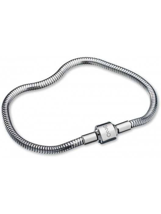 Energy Snake Bracelet Silver 18cm (new buckle)