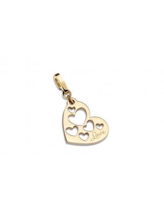 Charm Energy Heartlove Gold Large