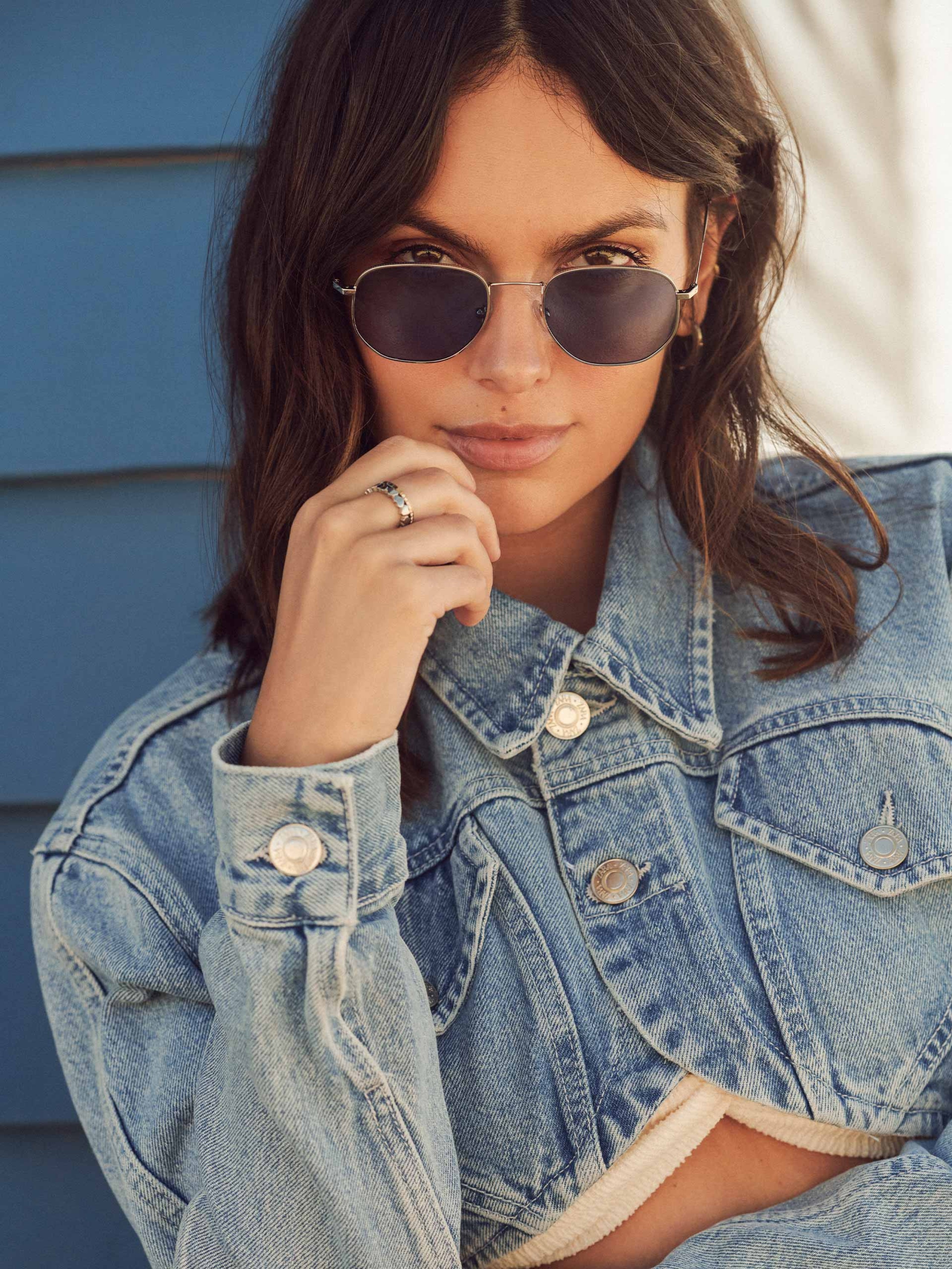 Gafas de sol plateadas Visionary