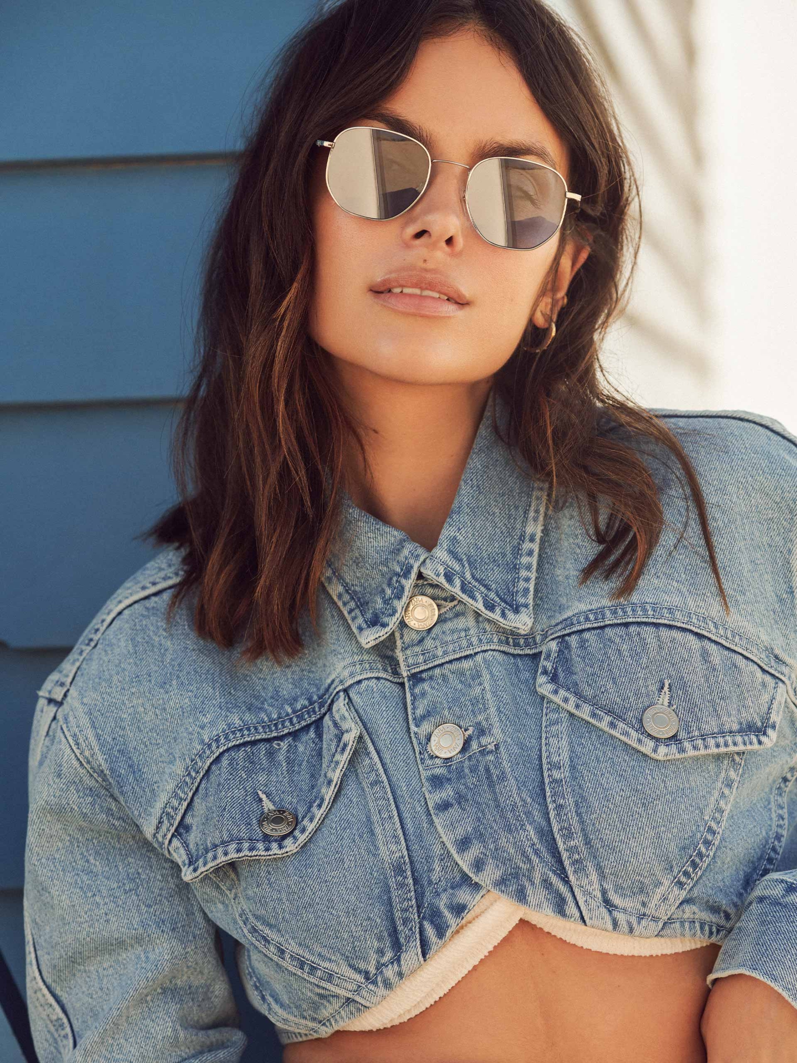 Gafas de sol plateadas Visionary