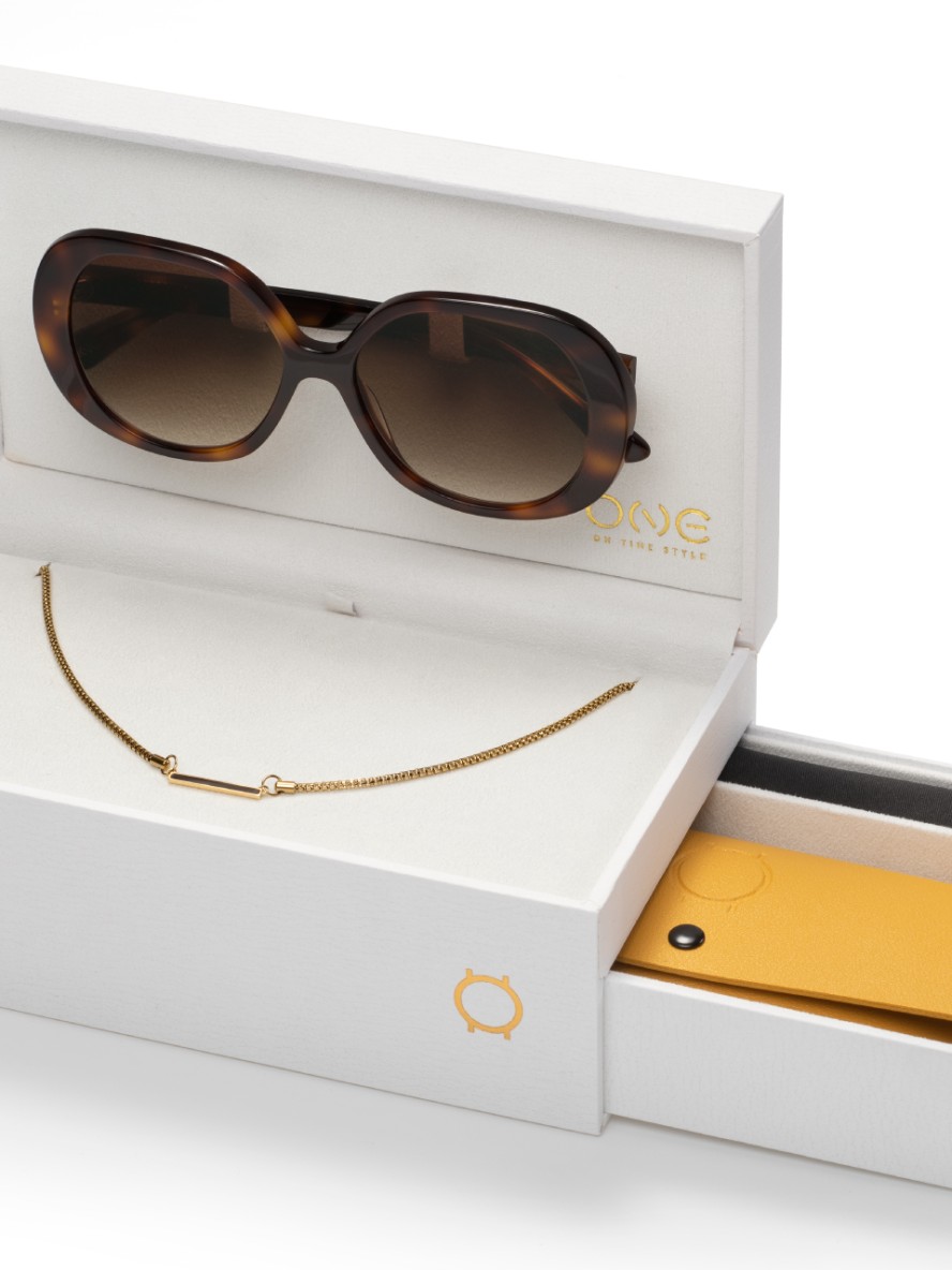 Lunettes de Soleil One Box Powerful Marron