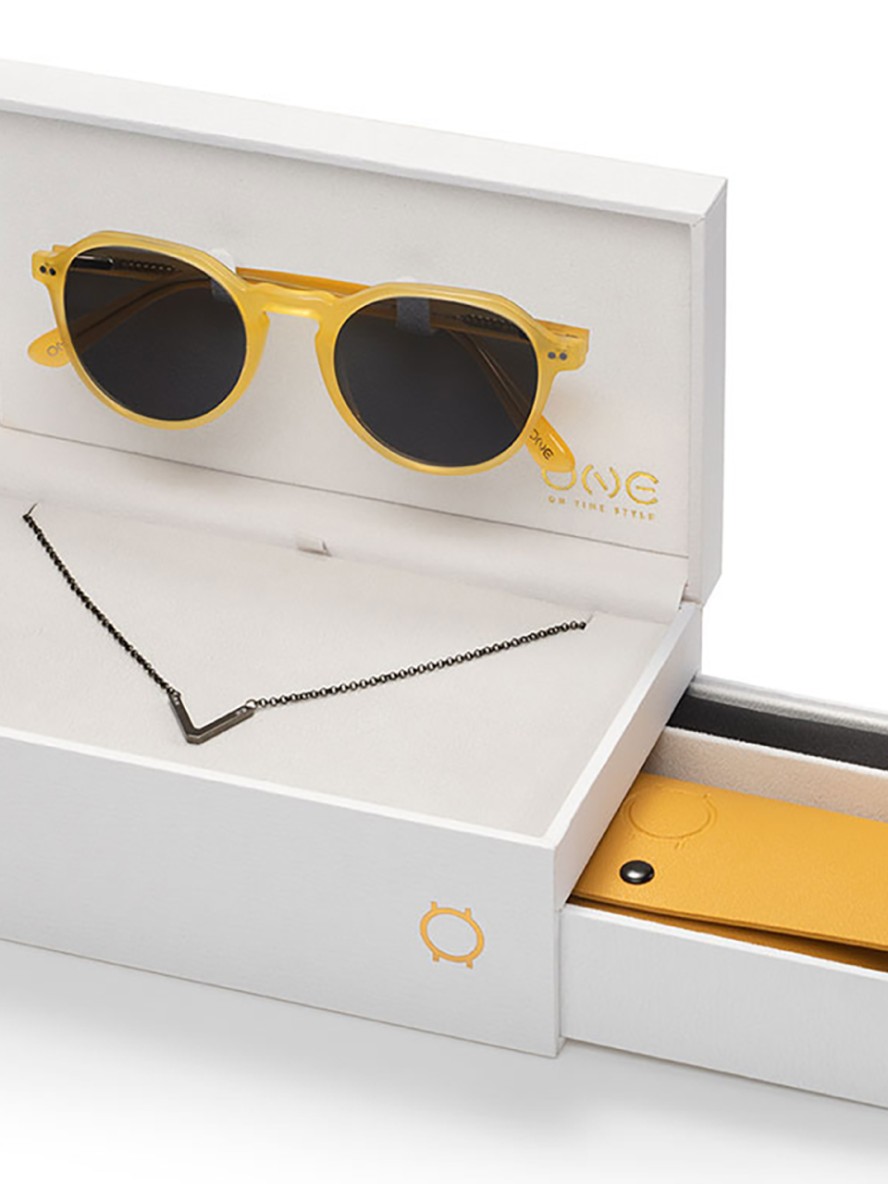 Lunettes de soleil One Box Active jaunes