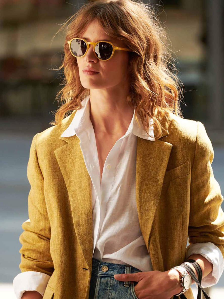 Lunettes de soleil One Box Active jaunes