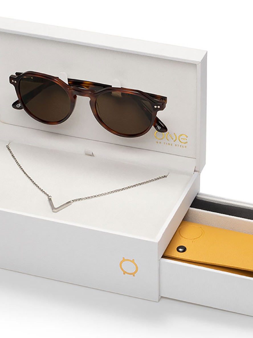 Lunettes de soleil One Active marron