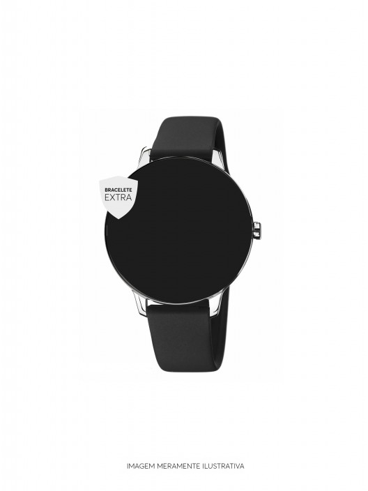 Smartwatch Strap ONE Black Silicone