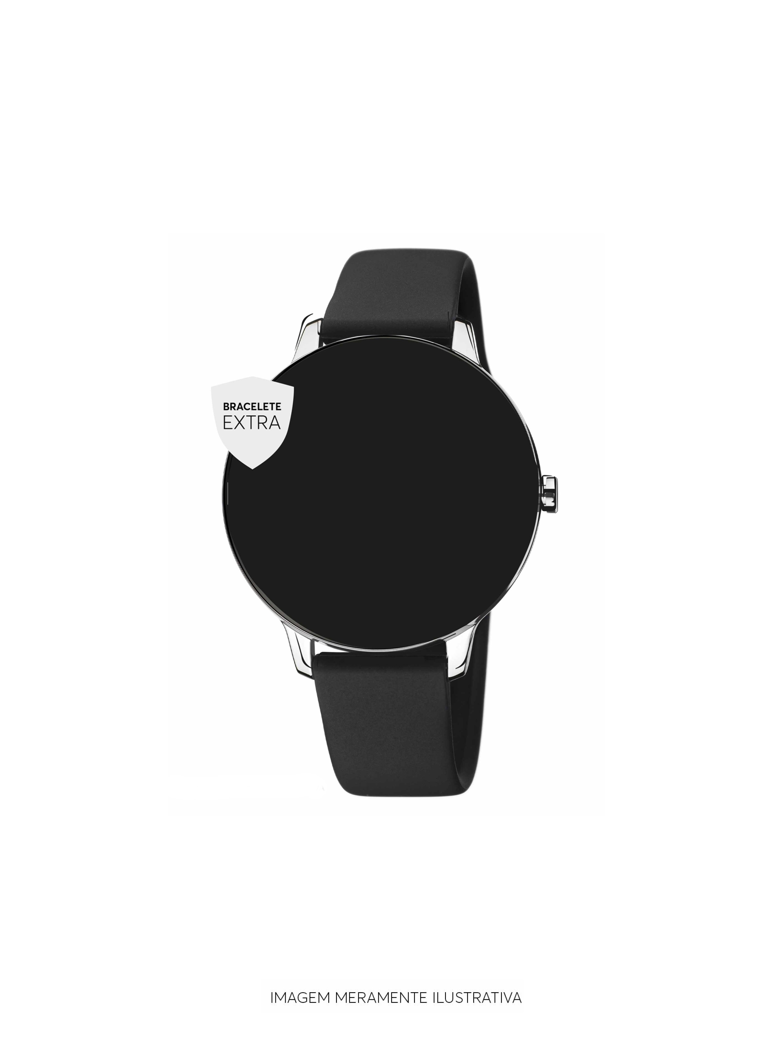 Bracelete Silicone Smartwatch One Preto