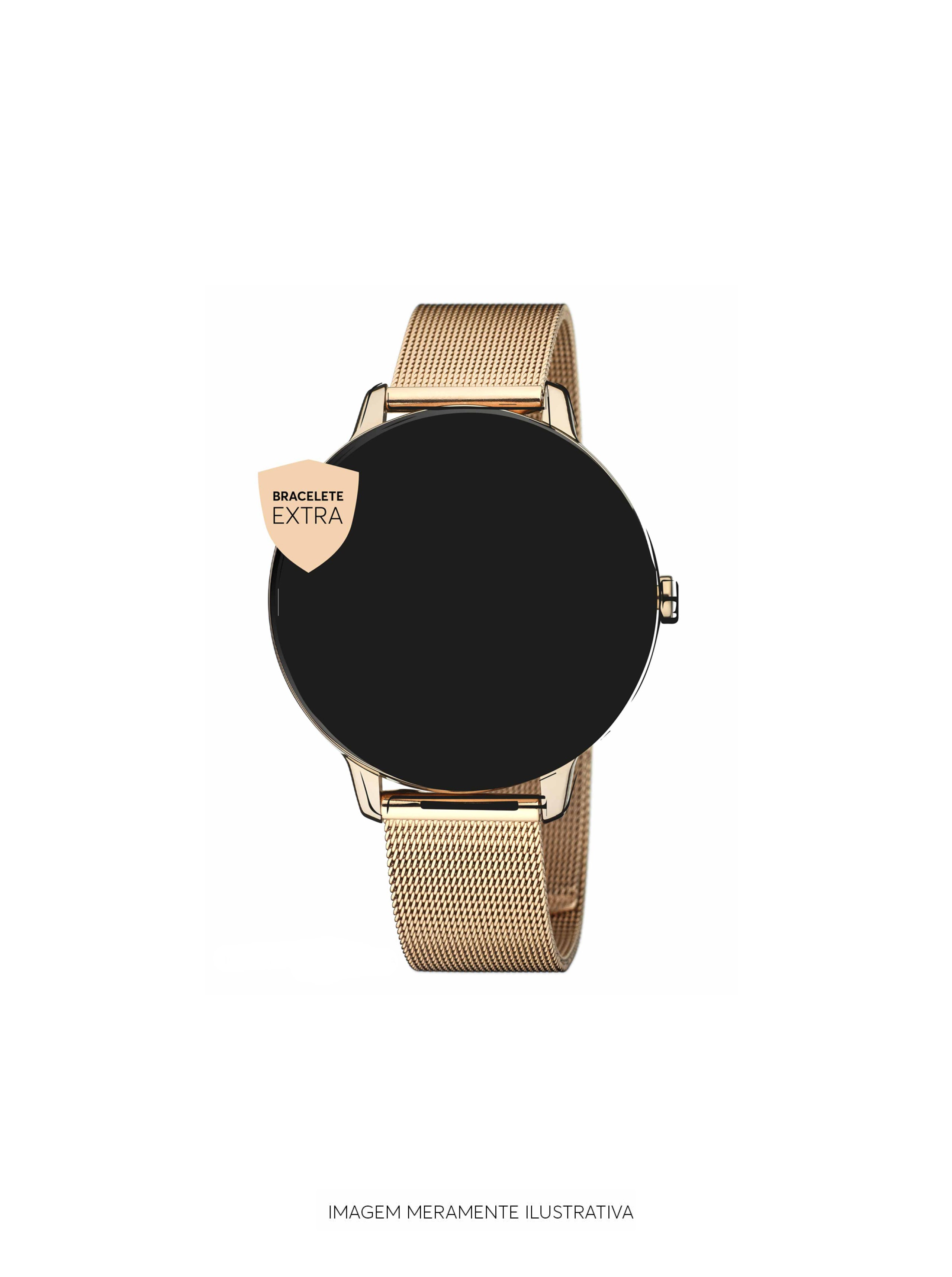 Bracelete Mesh Smartwatch One Rosegold