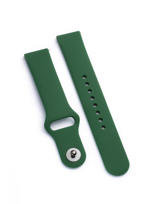 Smartwatch Strap ONE Dark Green Silicone