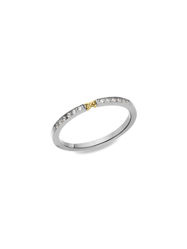Anel One London 23 Silver