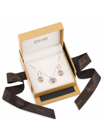 ONE Box Set Necklace and Earrings Porto