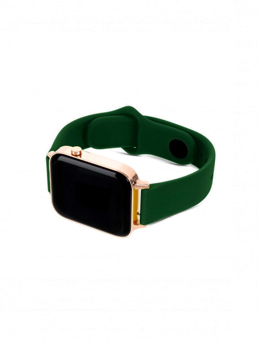 Bracelete Silicone Smartwatch One Verde Escura