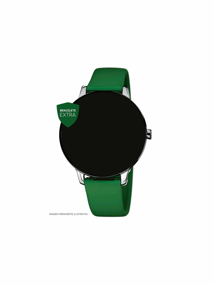 Bracelete Silicone Smartwatch One Verde Escura