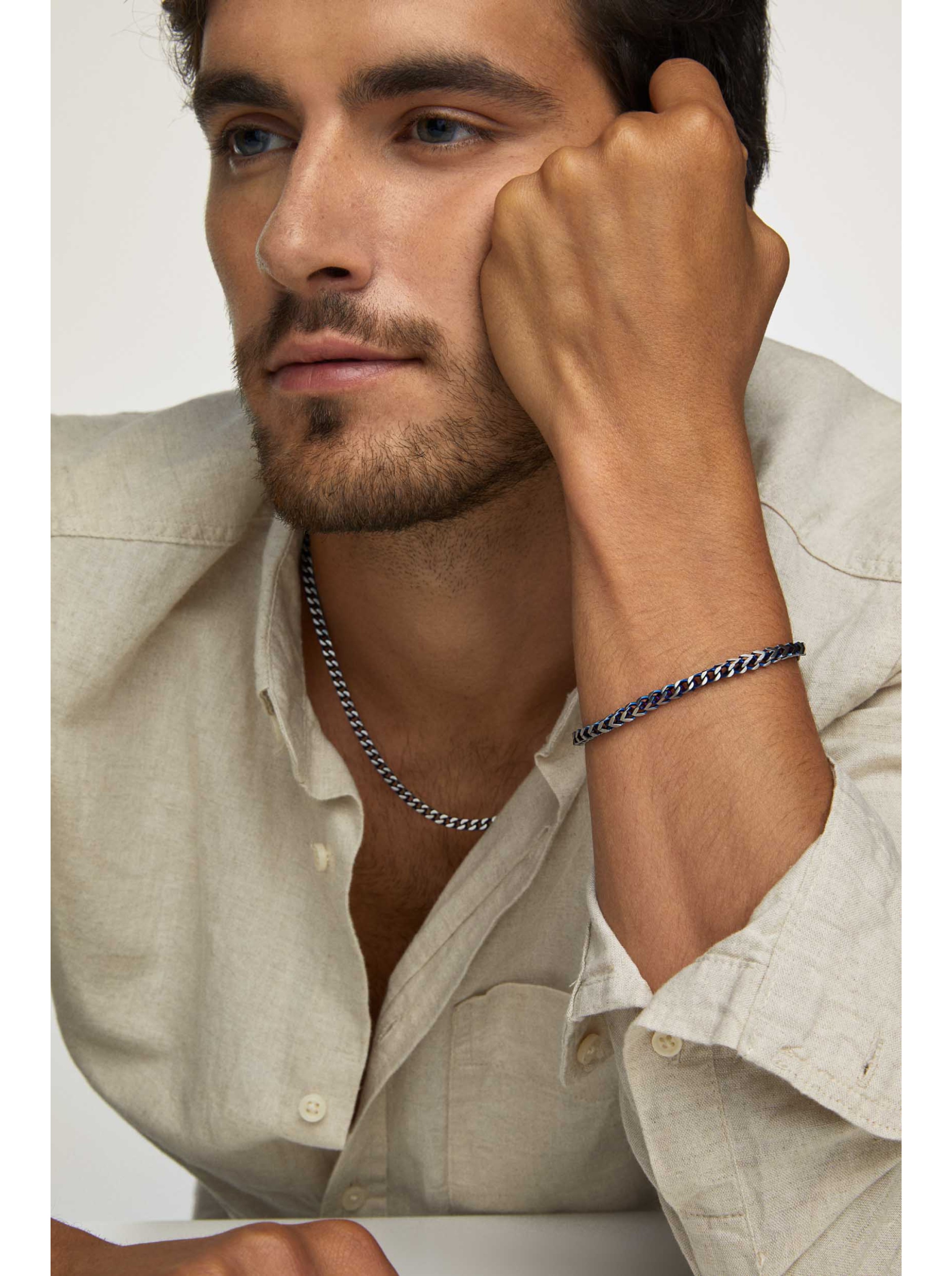 2 in 1 ketting ONE Men Shimmer