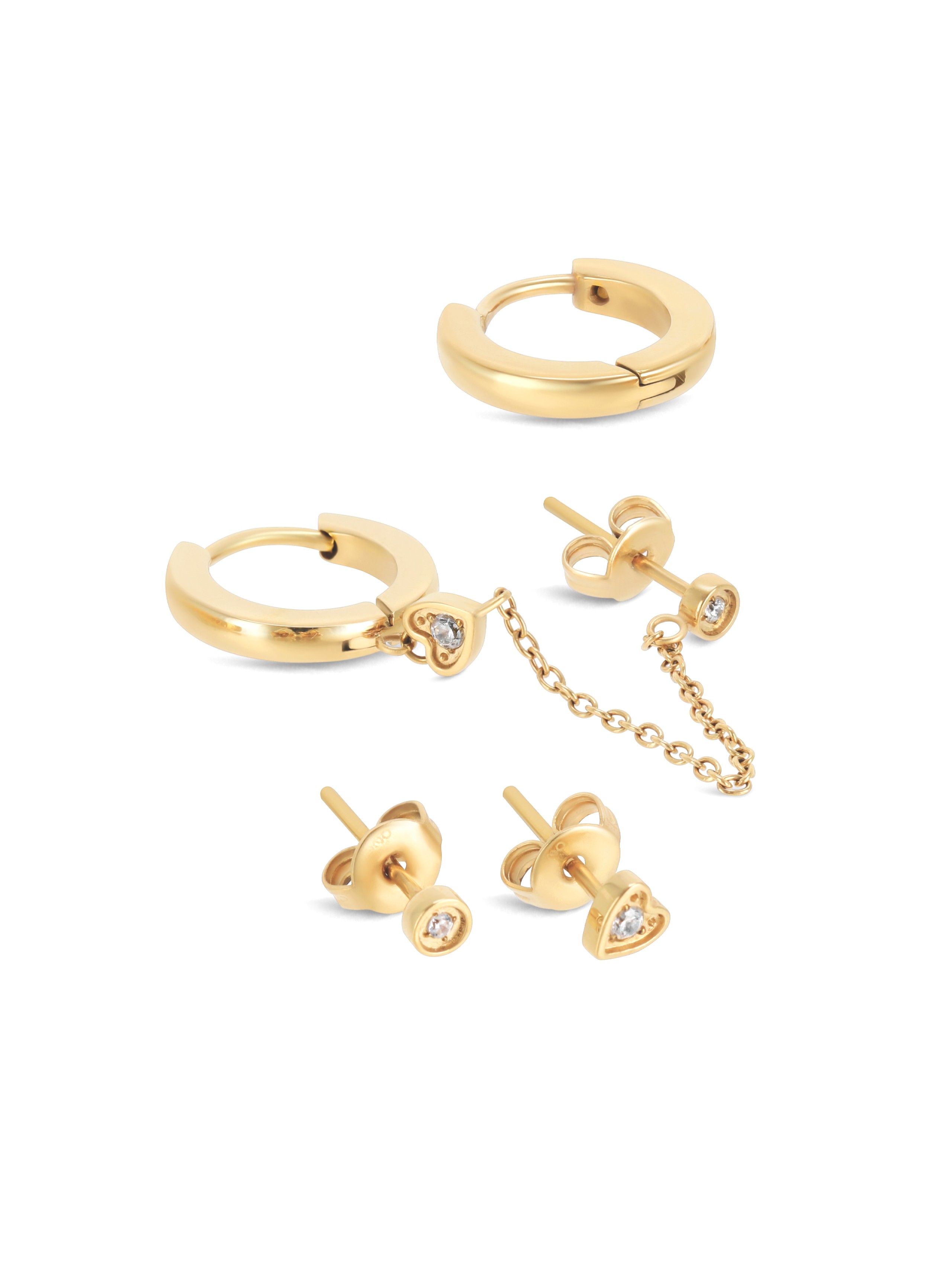 Set de Brincos One Golden Four