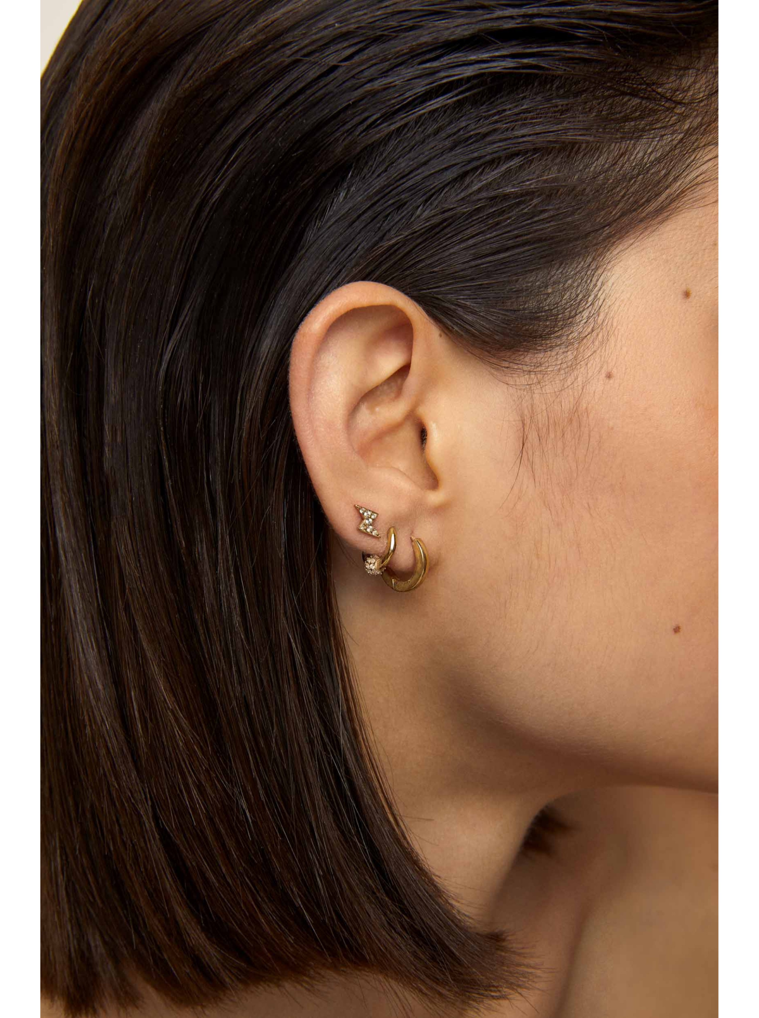 Set de Brincos One Golden Delights