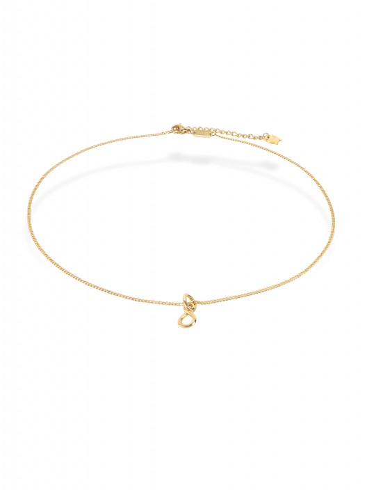 ONE Infinity Twisted Gold Necklace