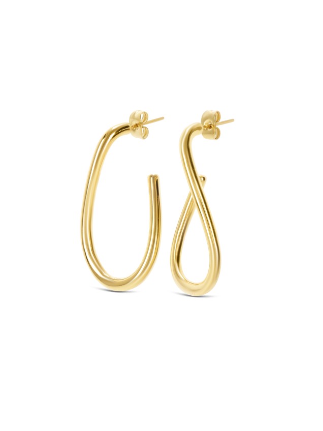 Pendientes Infinity Long Gold