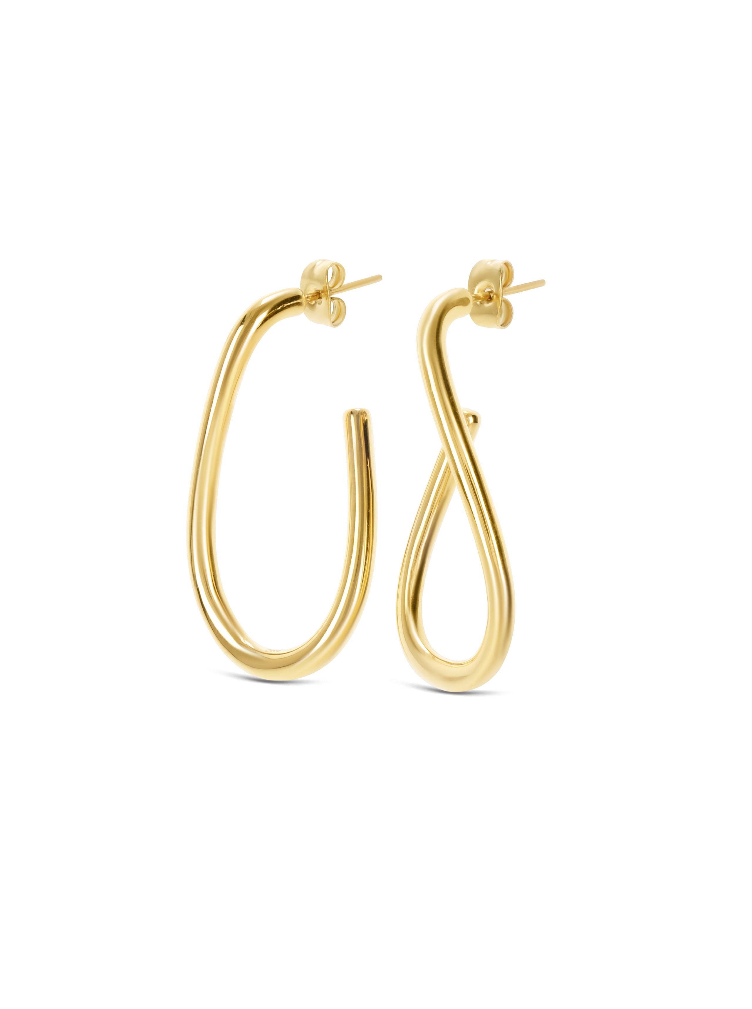 Pendientes Infinity Long Gold