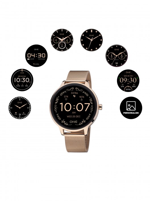 Smartwatch One Queencall Rosegold