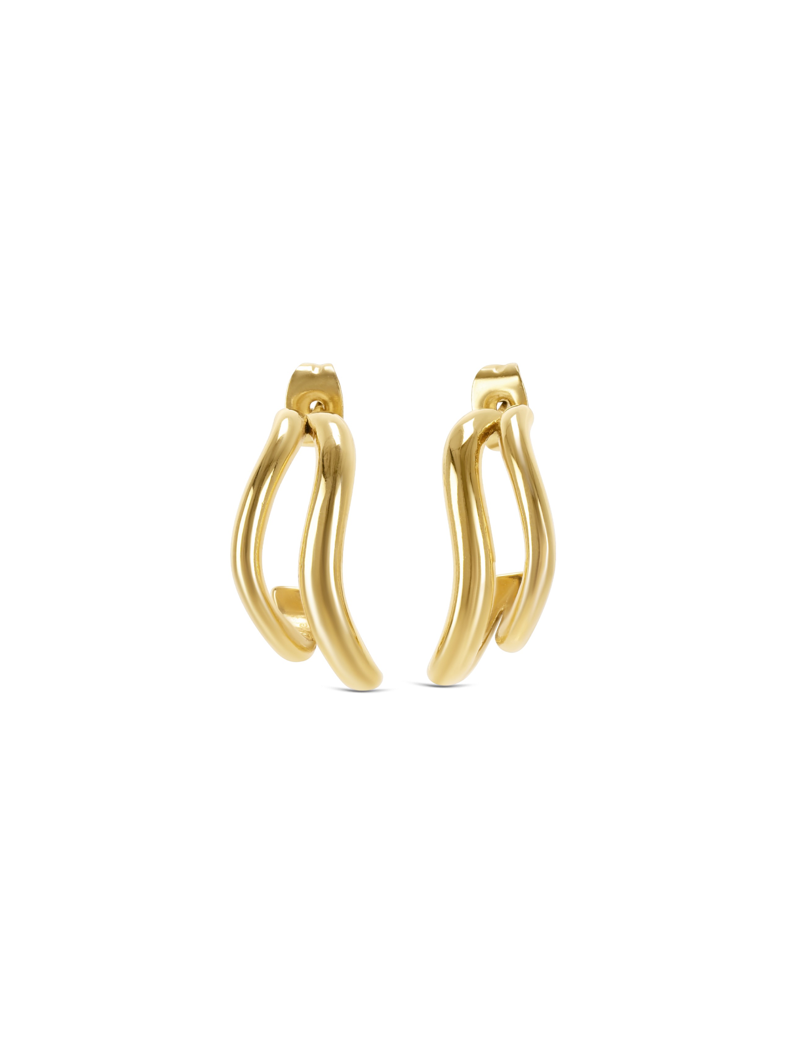 Pendientes Infinity Double Gold