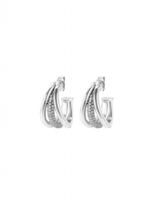 ONE Silver Frost Crystal Earrings