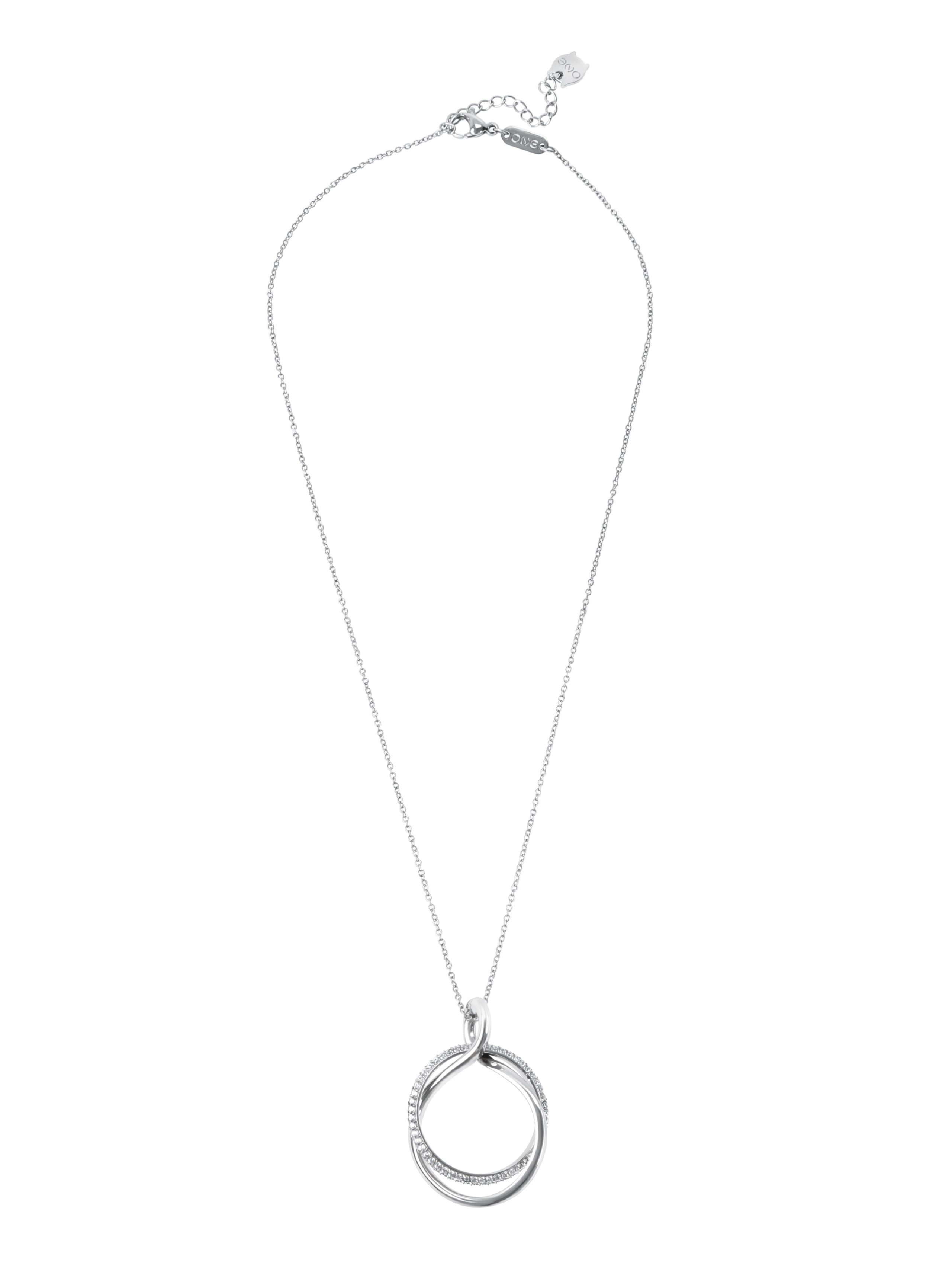 Halskettingen ONE Silver Frost Crystal