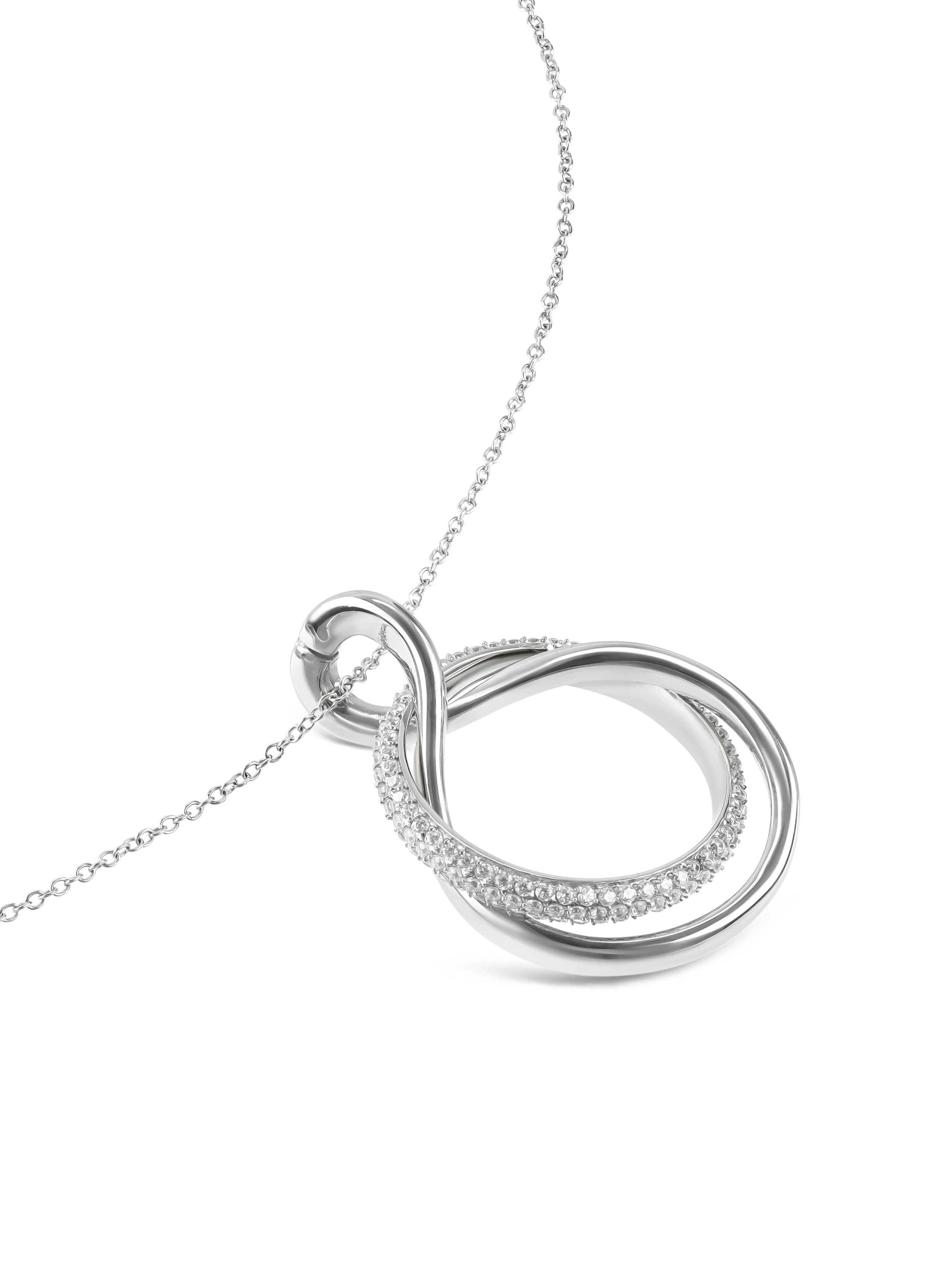 Halskettingen ONE Silver Frost Crystal