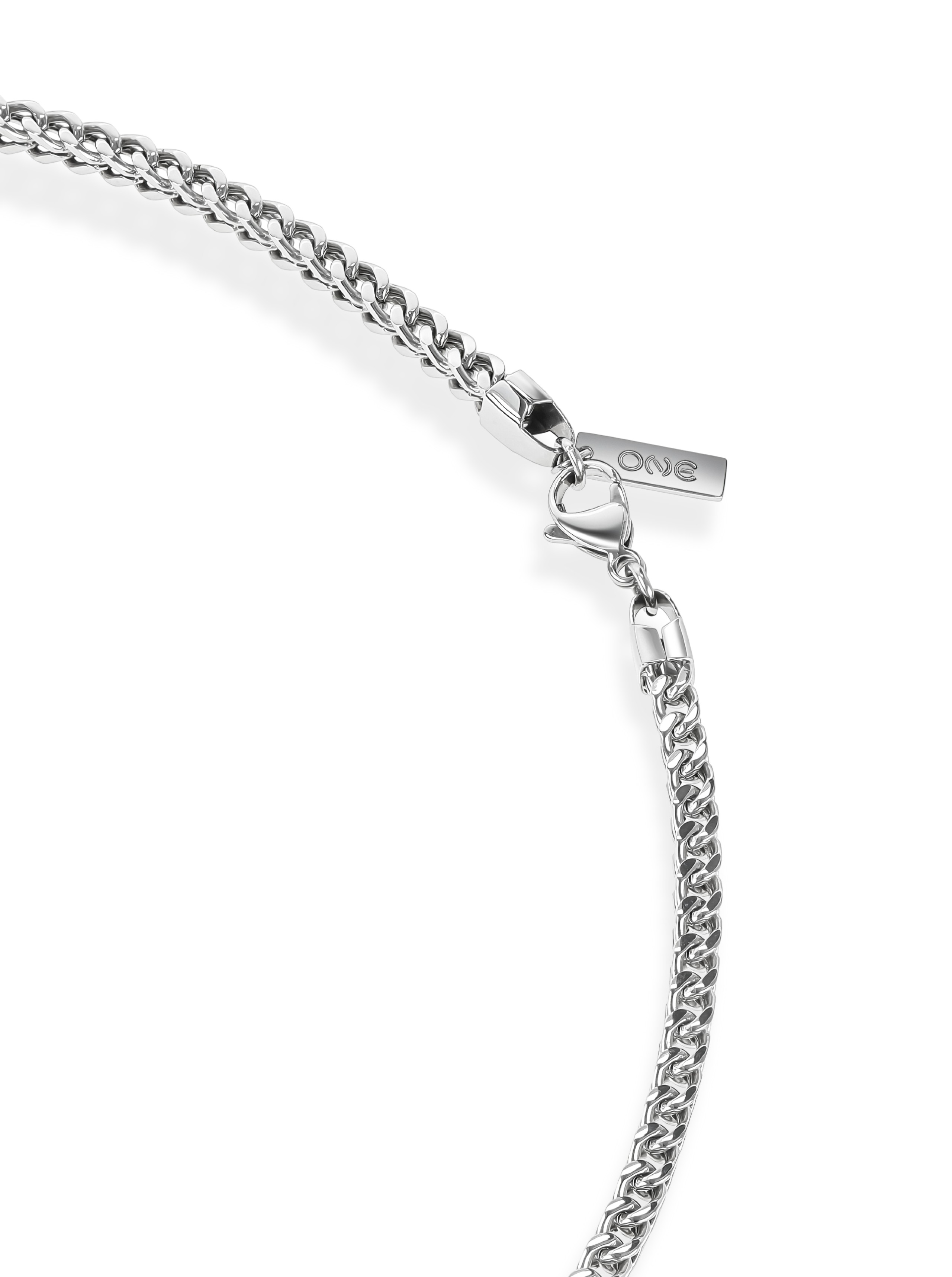 2 in 1 ketting ONE Men Oceanic Steel