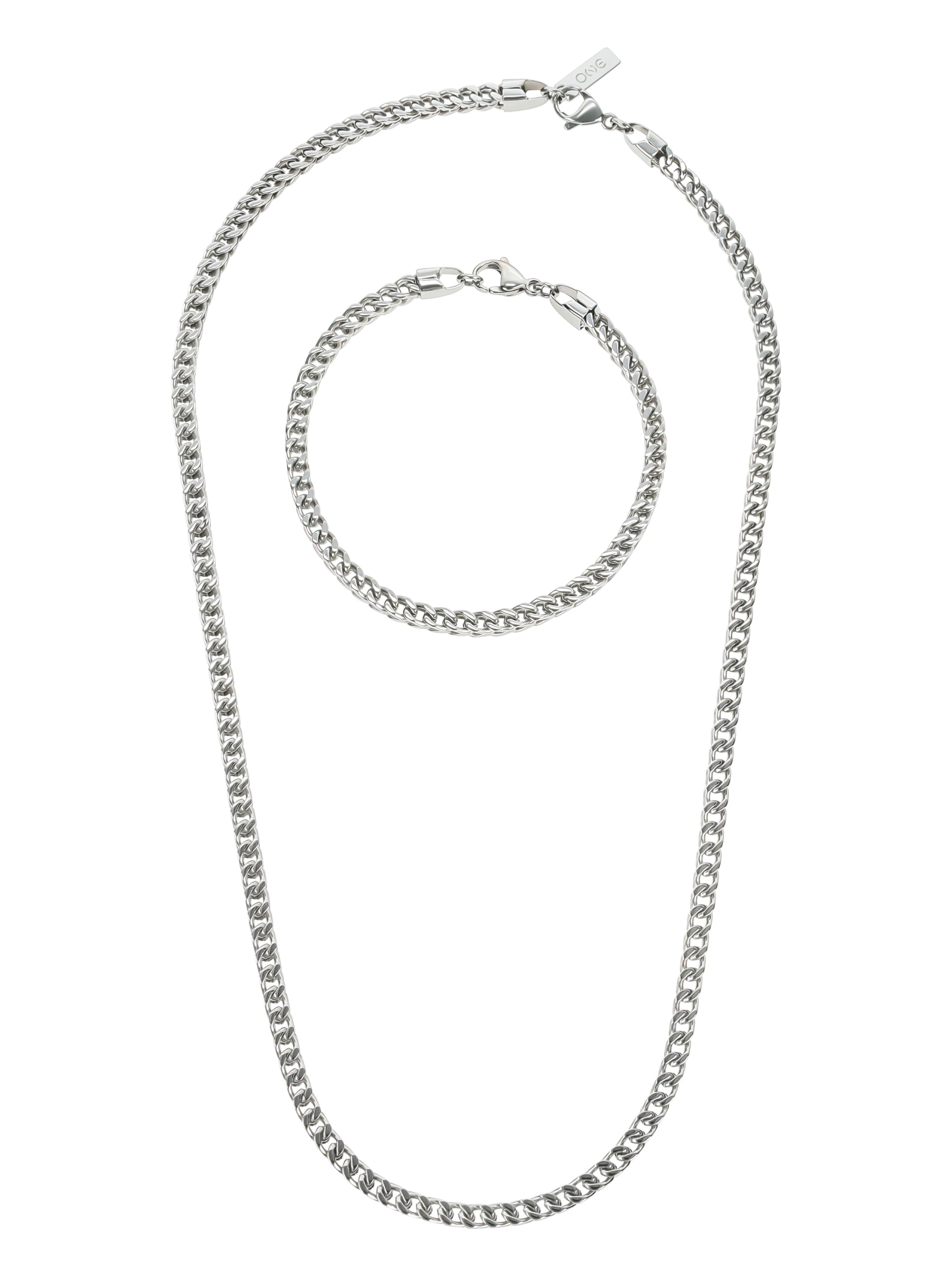 2 in 1 ketting ONE Men Oceanic Steel