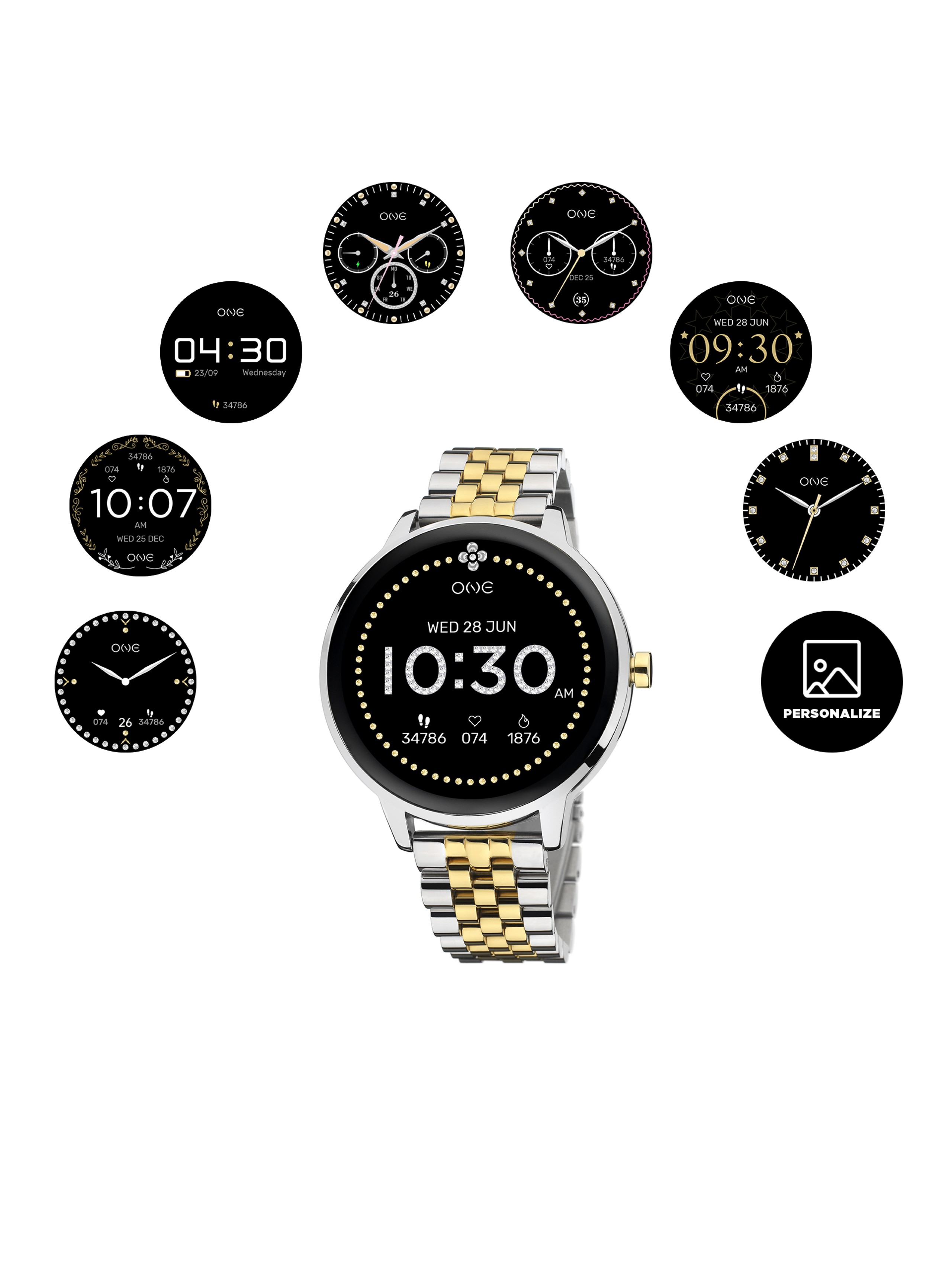 Smartwatch ONE Queencall Bicolor
