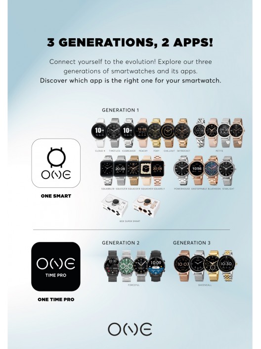 Smartwatch One Queencall Bicolor