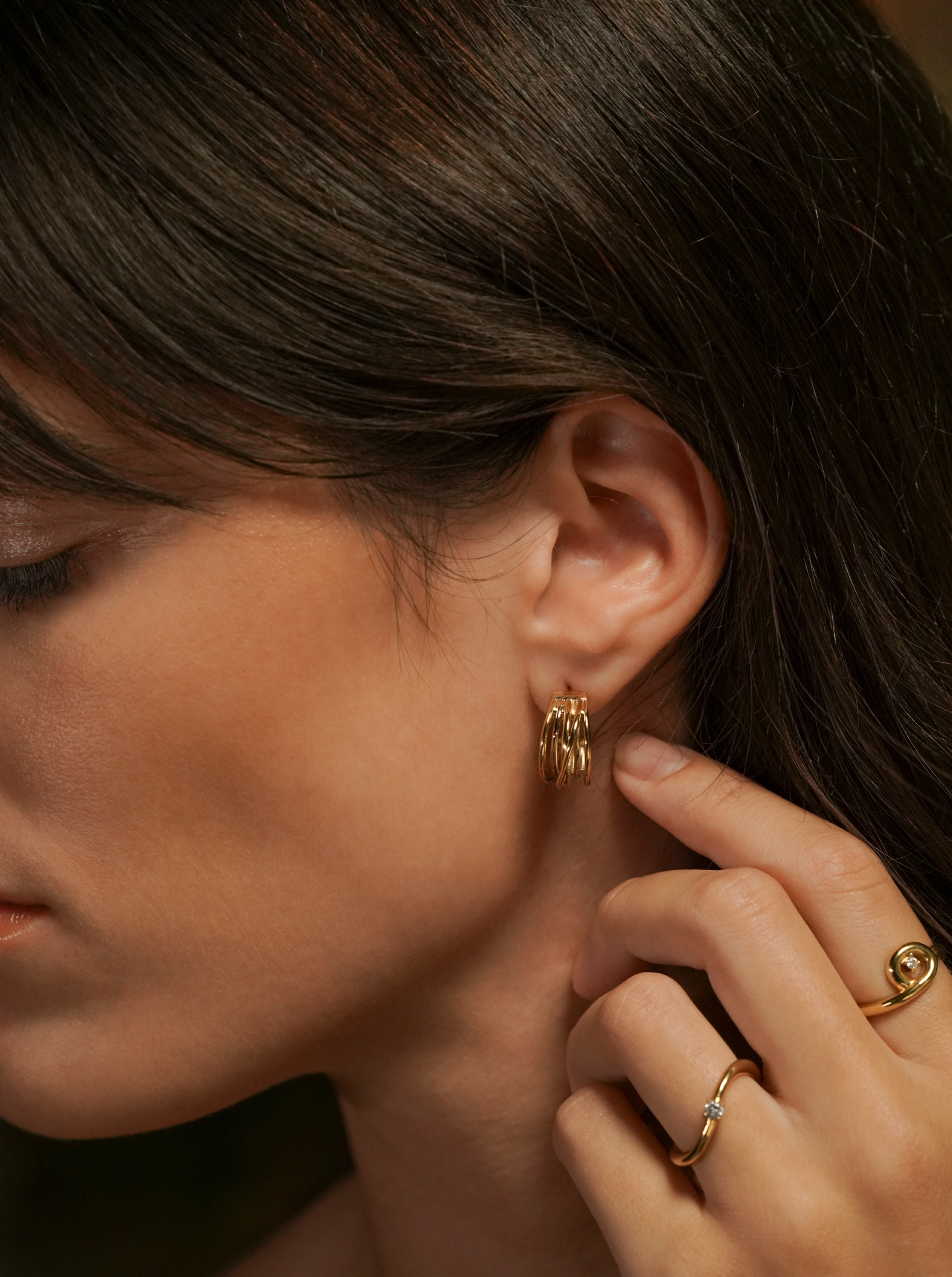 ONE Soul Gold Earrings