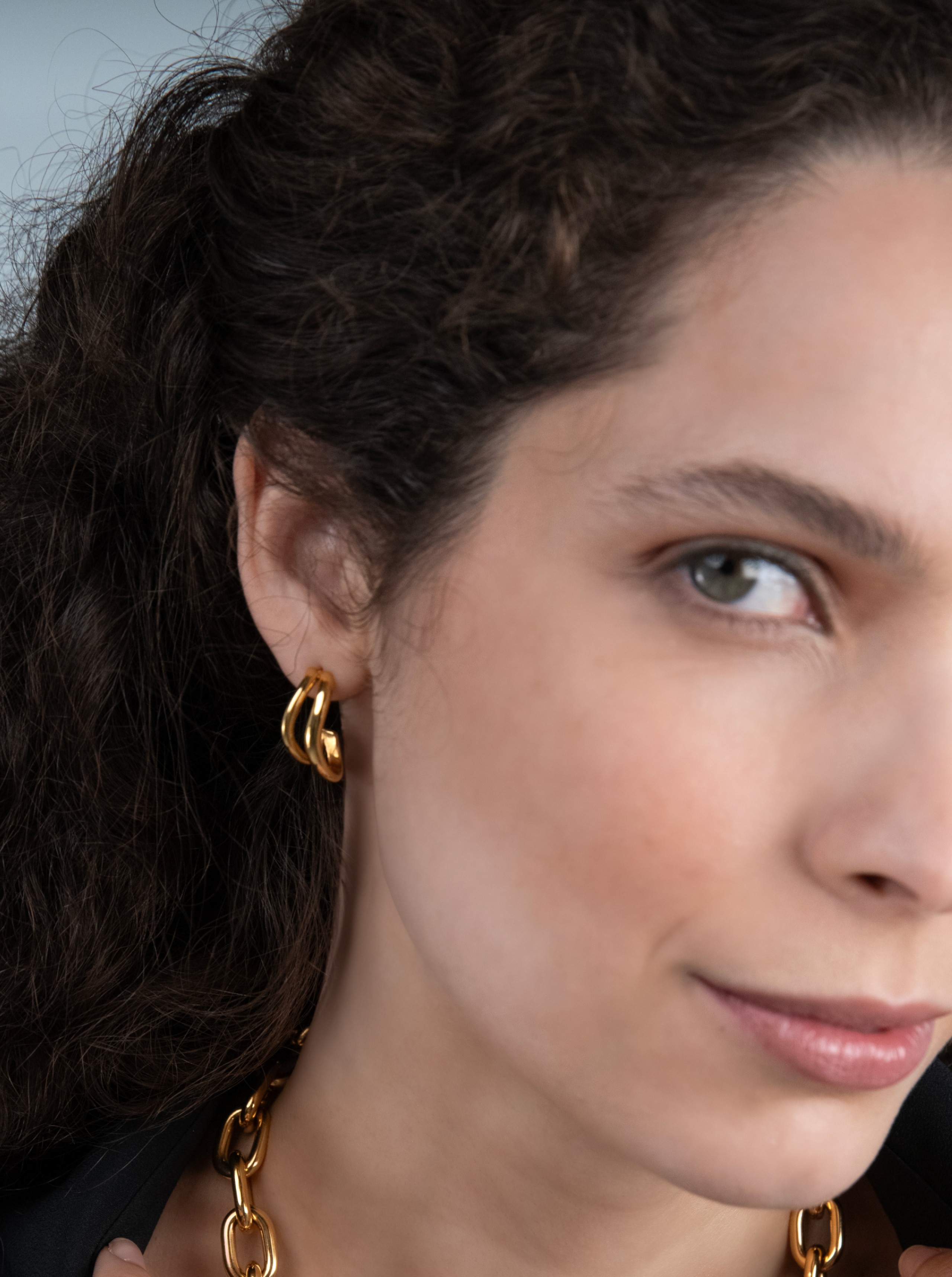 Pendientes Infinity Double Gold