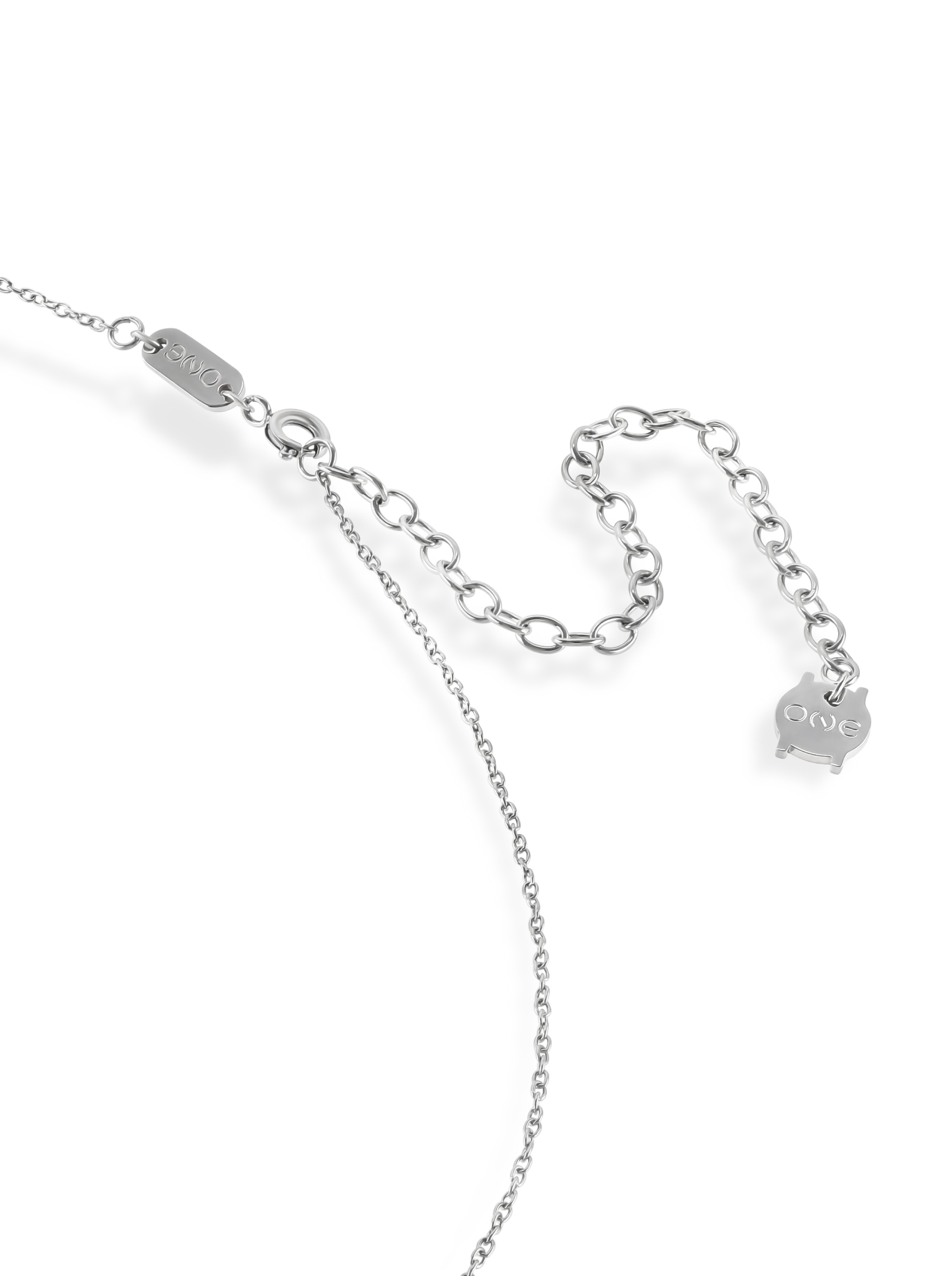 Halskettingen ONE Neckmess Heart Silver