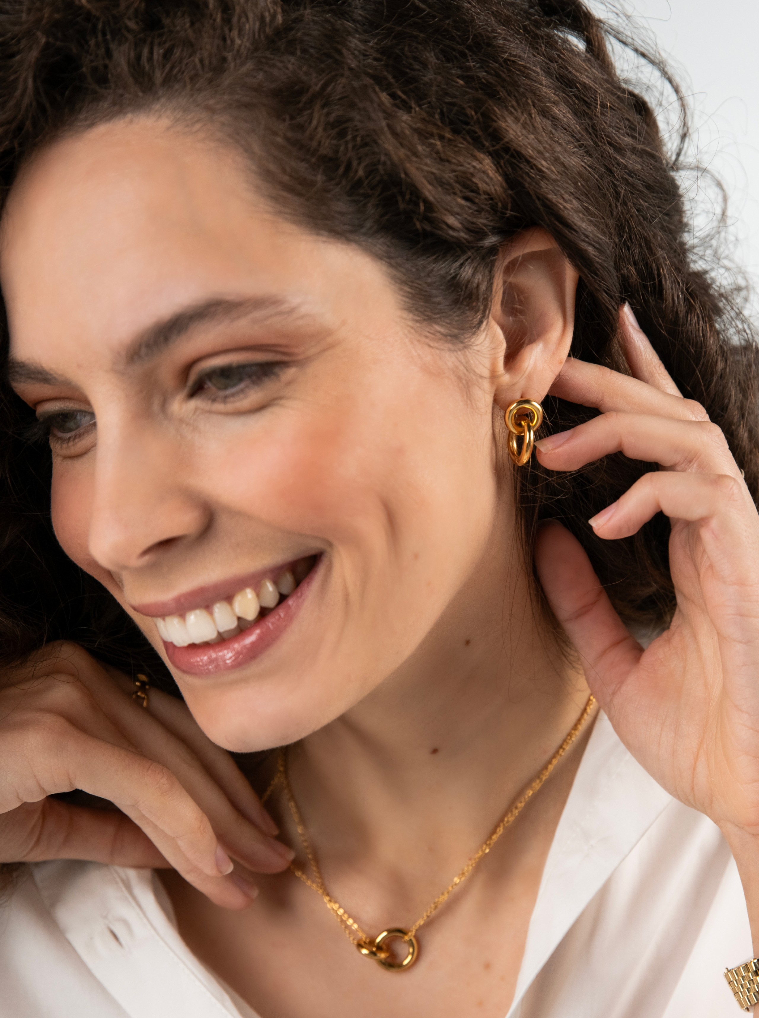 ONE Luminous Circle Oorringen