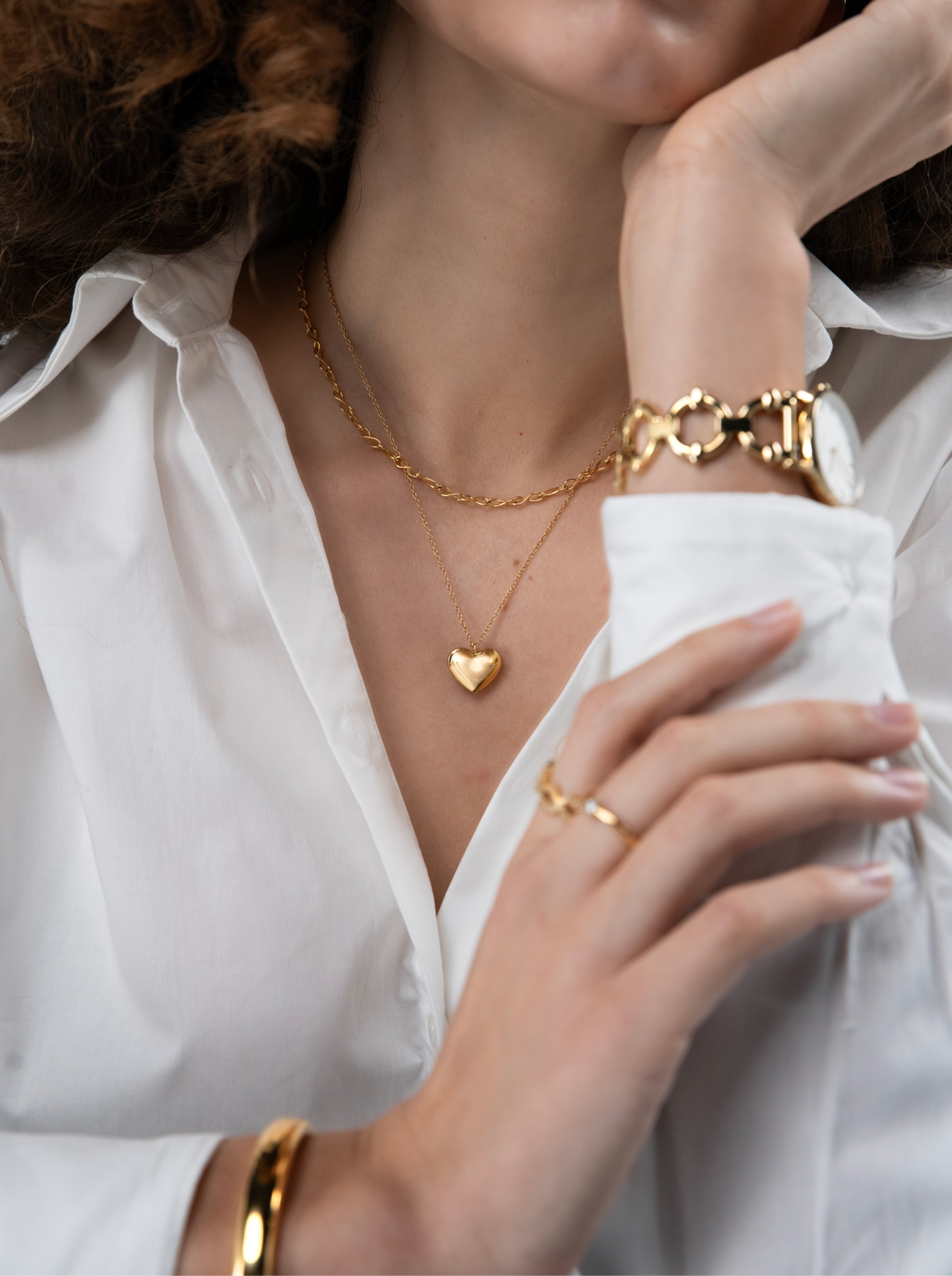 Collar ONE Infinity Enlace Gold