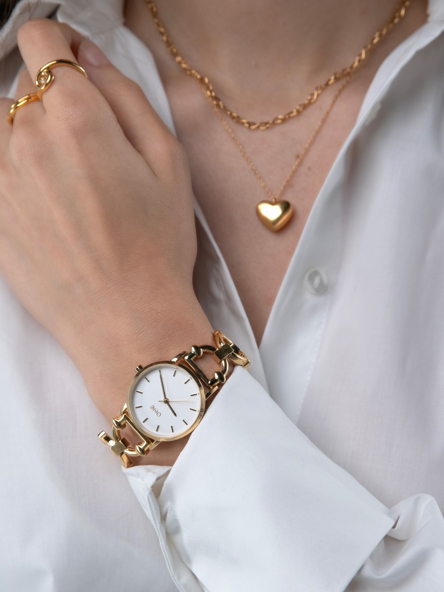 ONE Mónaco Golden Watch
