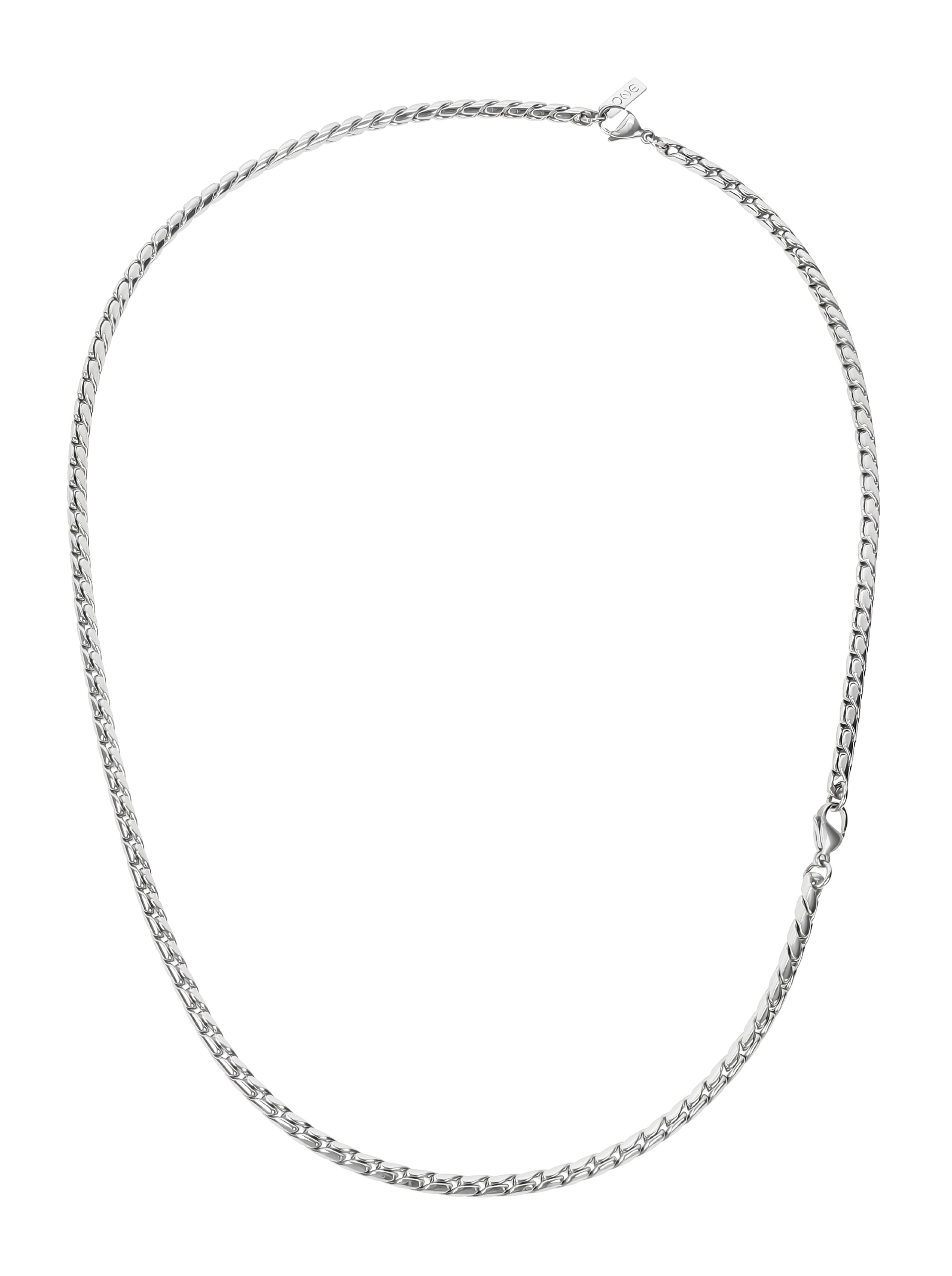 2 in 1 ketting ONE Men Timeless Steel