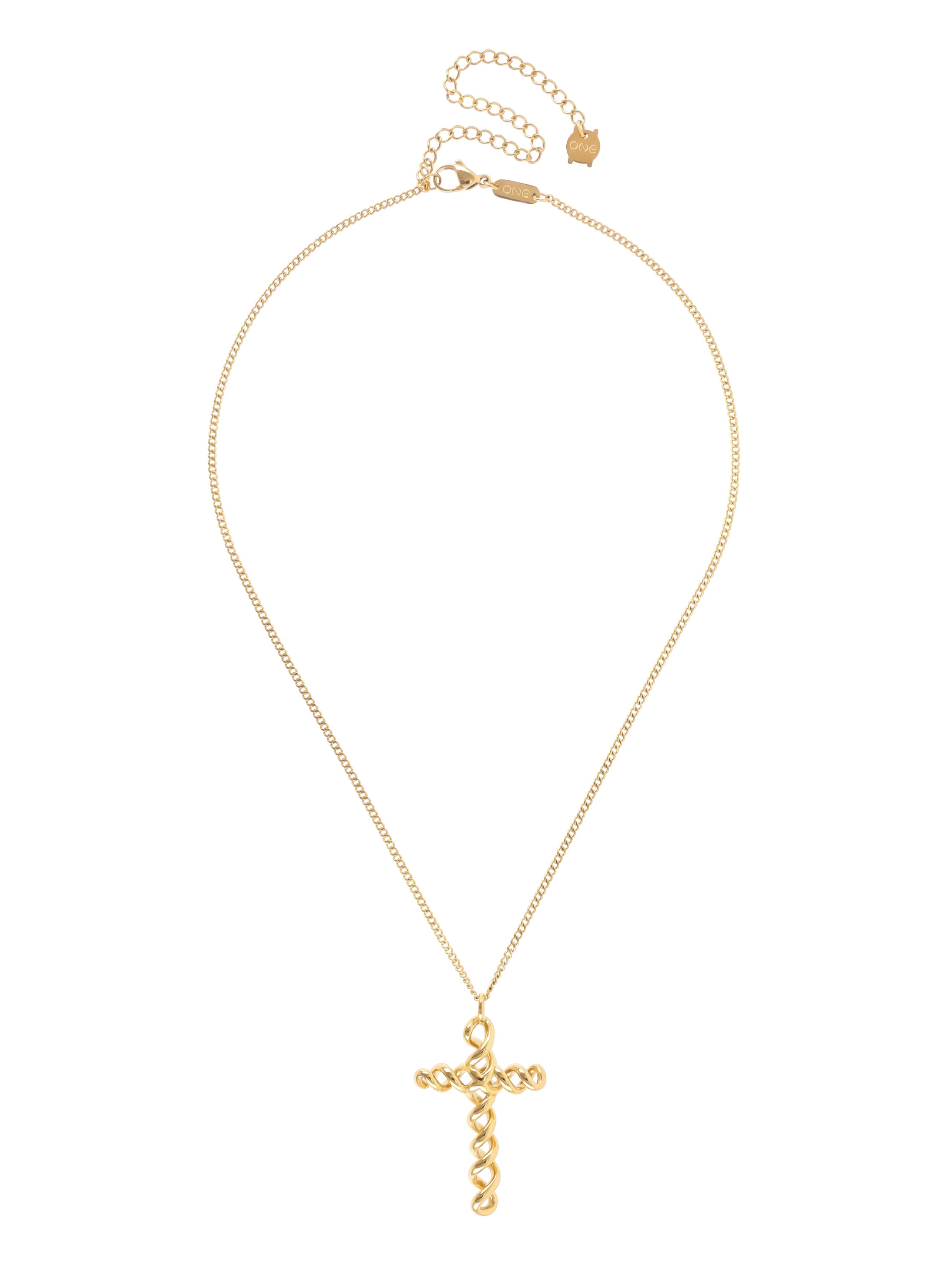 ONE Neckmess Infinity Crossed Large Necklace