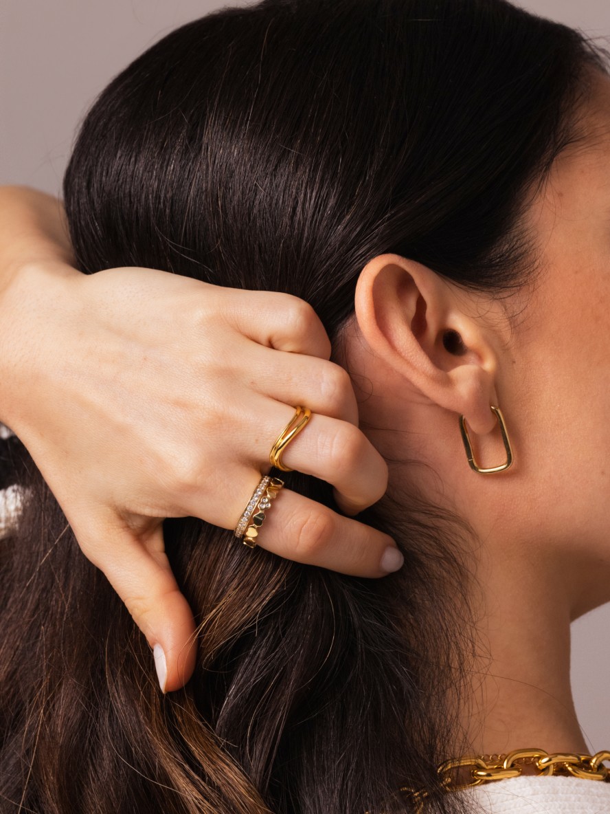 Bague One Infinity Double Gold
