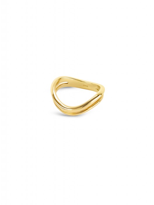 ONE Infinity Double Gold Ring