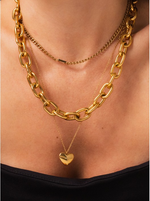 ONE Neckmess Empowered Gold Necklace