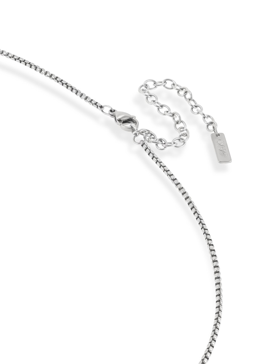 Collier One Men Onyx Steel