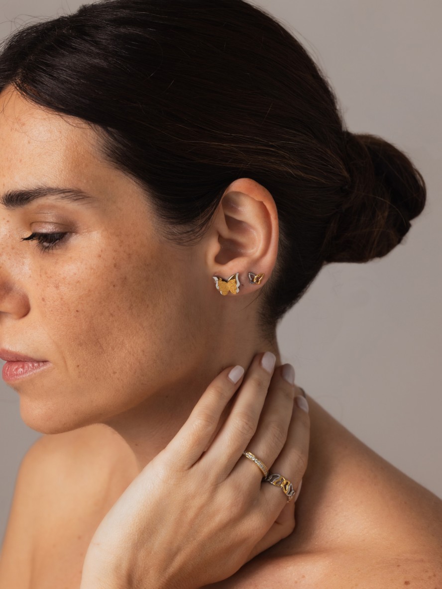 Boucles d"oreilles One Butterfly