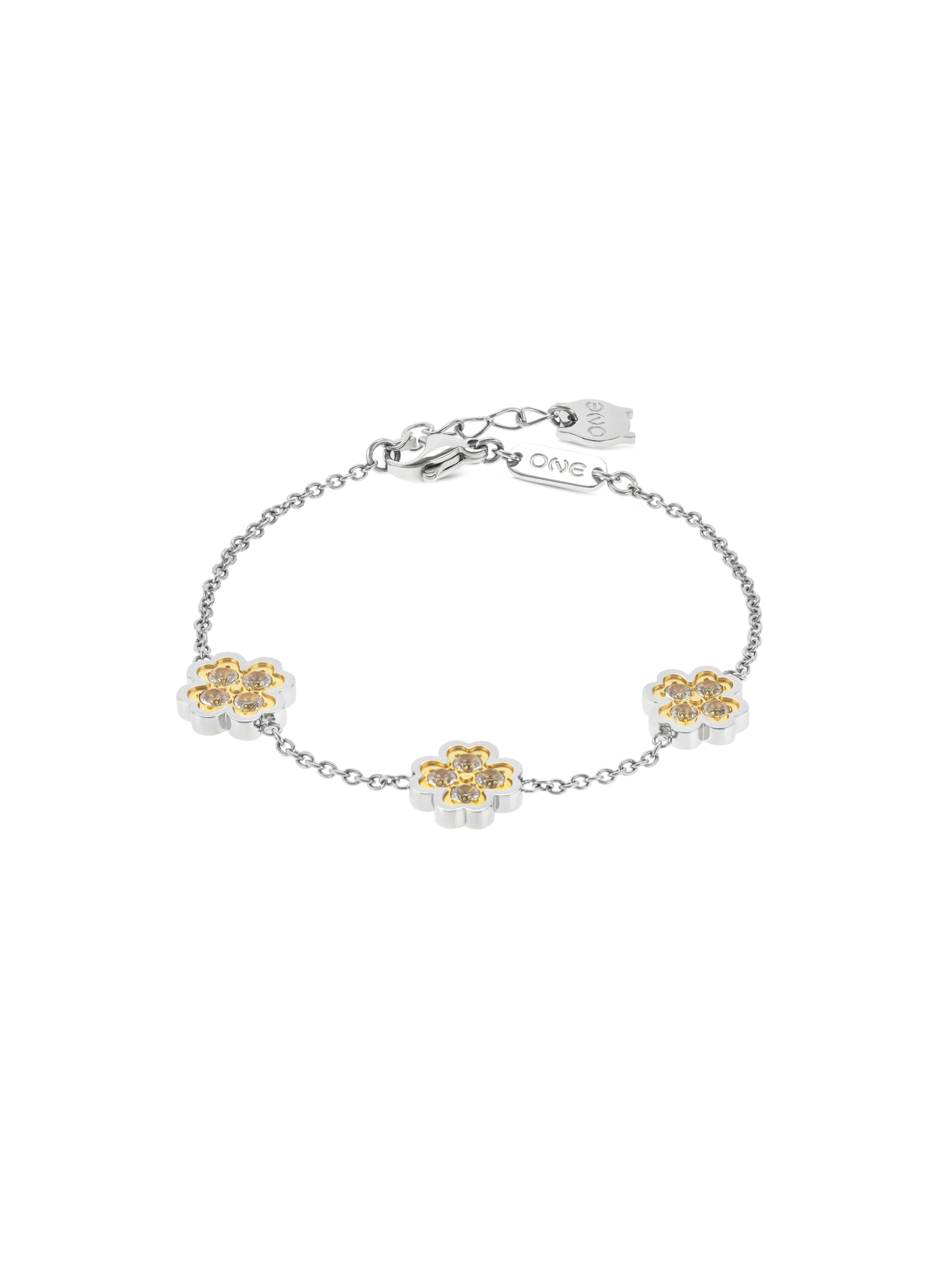 Pulseira One Lucky Flower Crystal