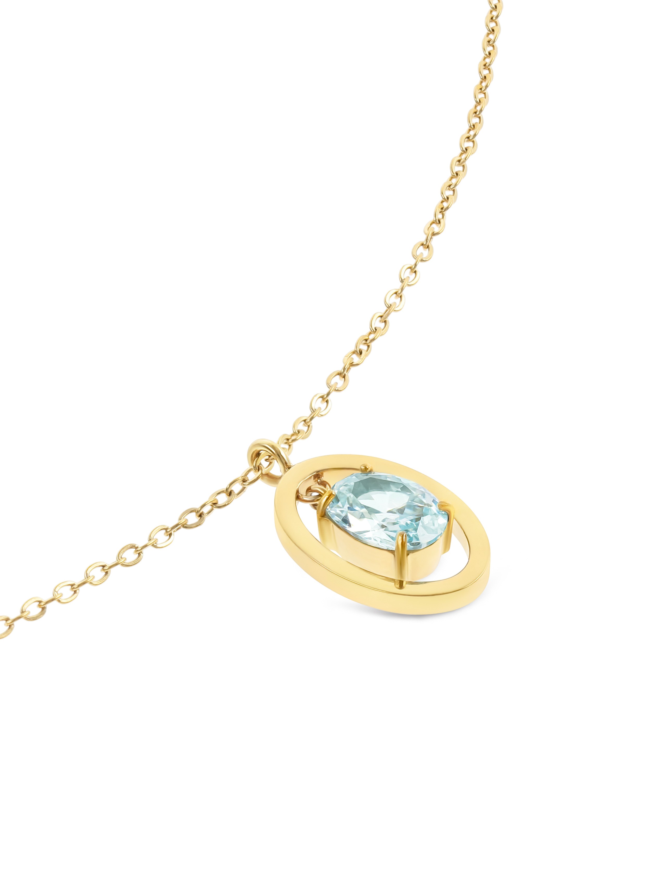 ONE Birthstone March - Serenity Necklace