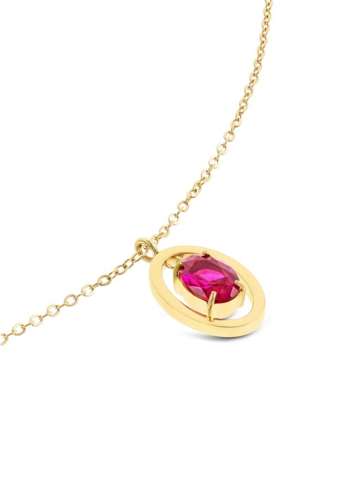 ONE Birthstone July - Passion Necklace