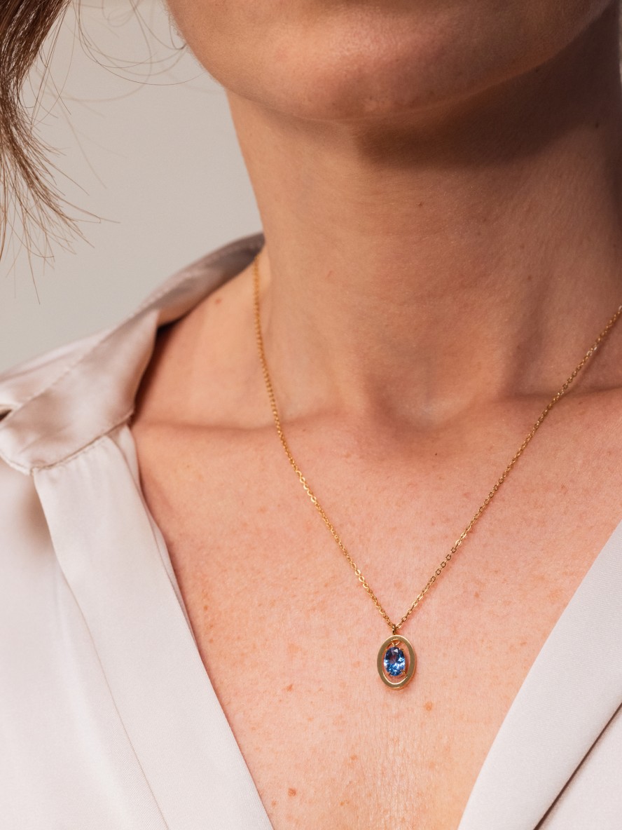 Collier ONE Birthstone Septembre Prospérité