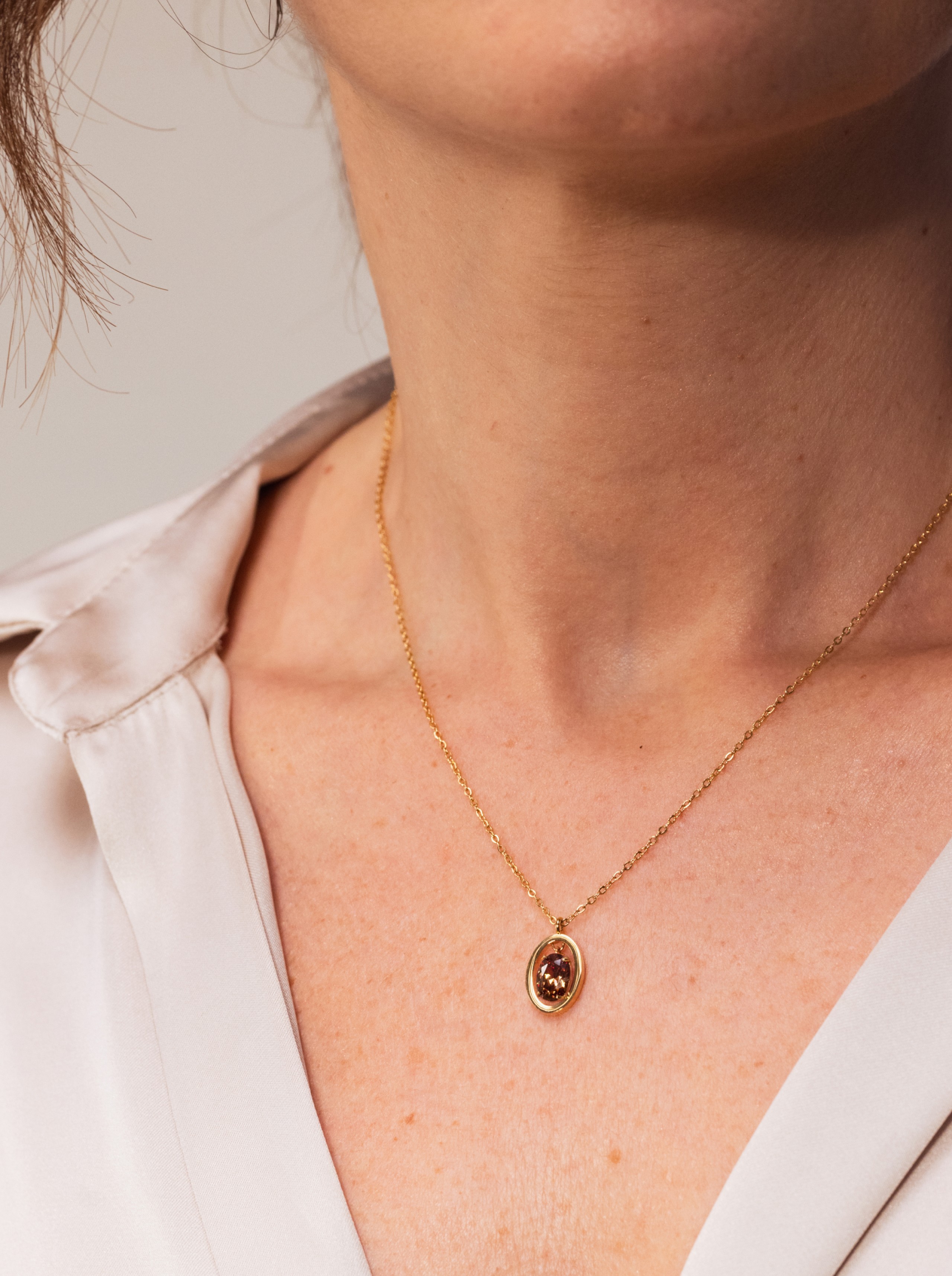 Collar Birthstone Noviembre - Éxito